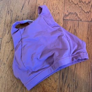 Lululemon Purple Strappy Back Yoga Sports Bra Top 4